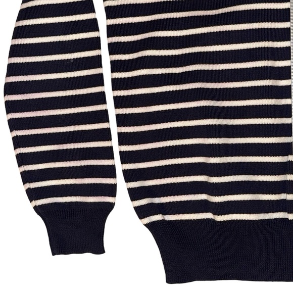 Polo Ralph Lauren Boys Navy White Stripe Cotton Crew Neck Sweater L (14 - 16) - Picture 3 of 13